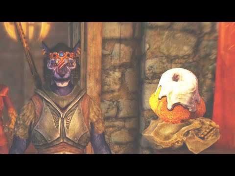 Inigo And Sweet Roll. Skyrim Special Edition