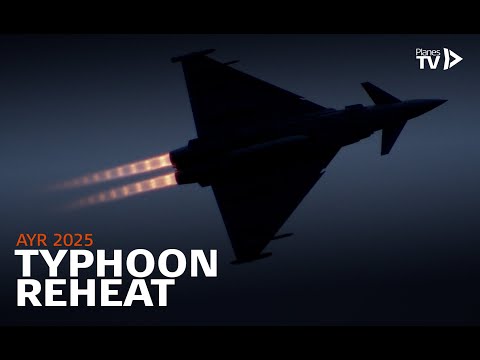 Epic Reheat RAF Typhoon Evening Display Ayr 2025