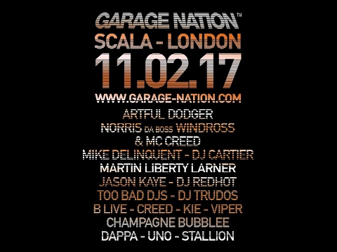 GARAGE NATION LONDON 2017