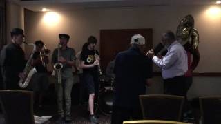 Preservation Hall Jazz Band's Clinic with the All Stars, playing "Just a Closer Walk With Thee"
