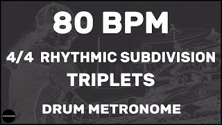 Download lagu Triplets | Drum Metronome Loop | 80 BPM mp3