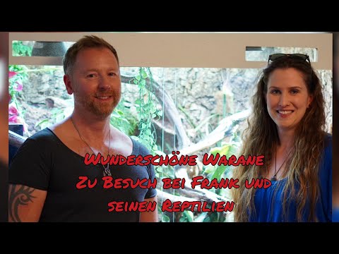 Beautiful monitor lizards - Visiting Frank and his reptiles