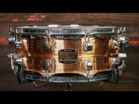 Yamaha 5.5x14" Roy Haynes Signature Snare Drum - Hammered Copper image 11