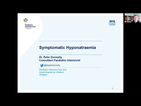 Symptomatic Hyponatraemia - Paediatric Emergencies 2020