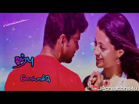 Kannum kannumthan kalanthachu💕 thirupachi what'sapp status