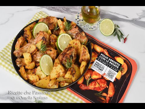 Pollo arrosto al lime con patate, il pollo più succulento che abbia mai preparato RicettechePassione