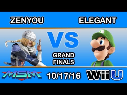 MSM 70 - eM | Zenyou (Sheik) Vs. eM | Elegant (Luigi) Grand Finals - Smash Wii U