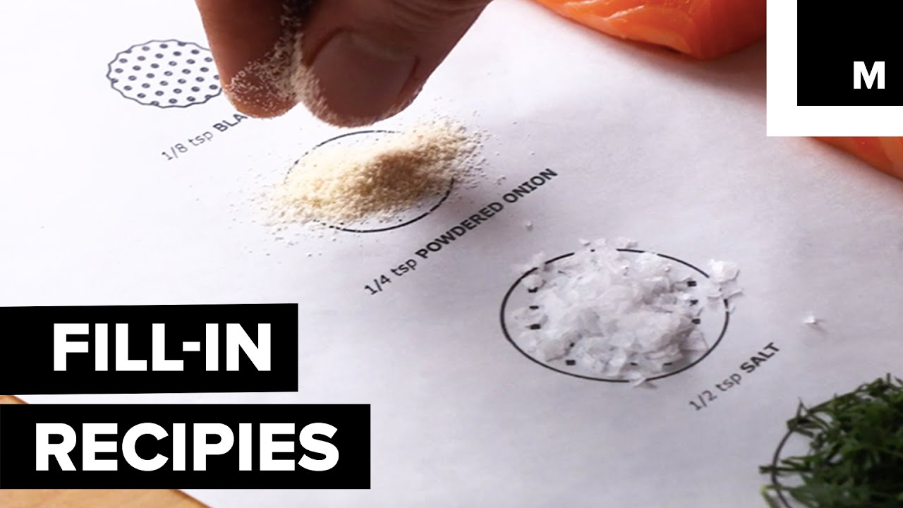 Recipe coloring books