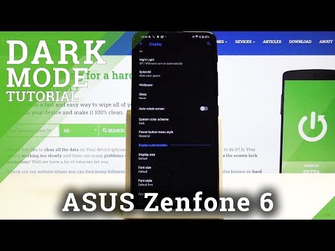How to Activate Dark Mode in ASUS Zenfone 6 – Use Dark Colors