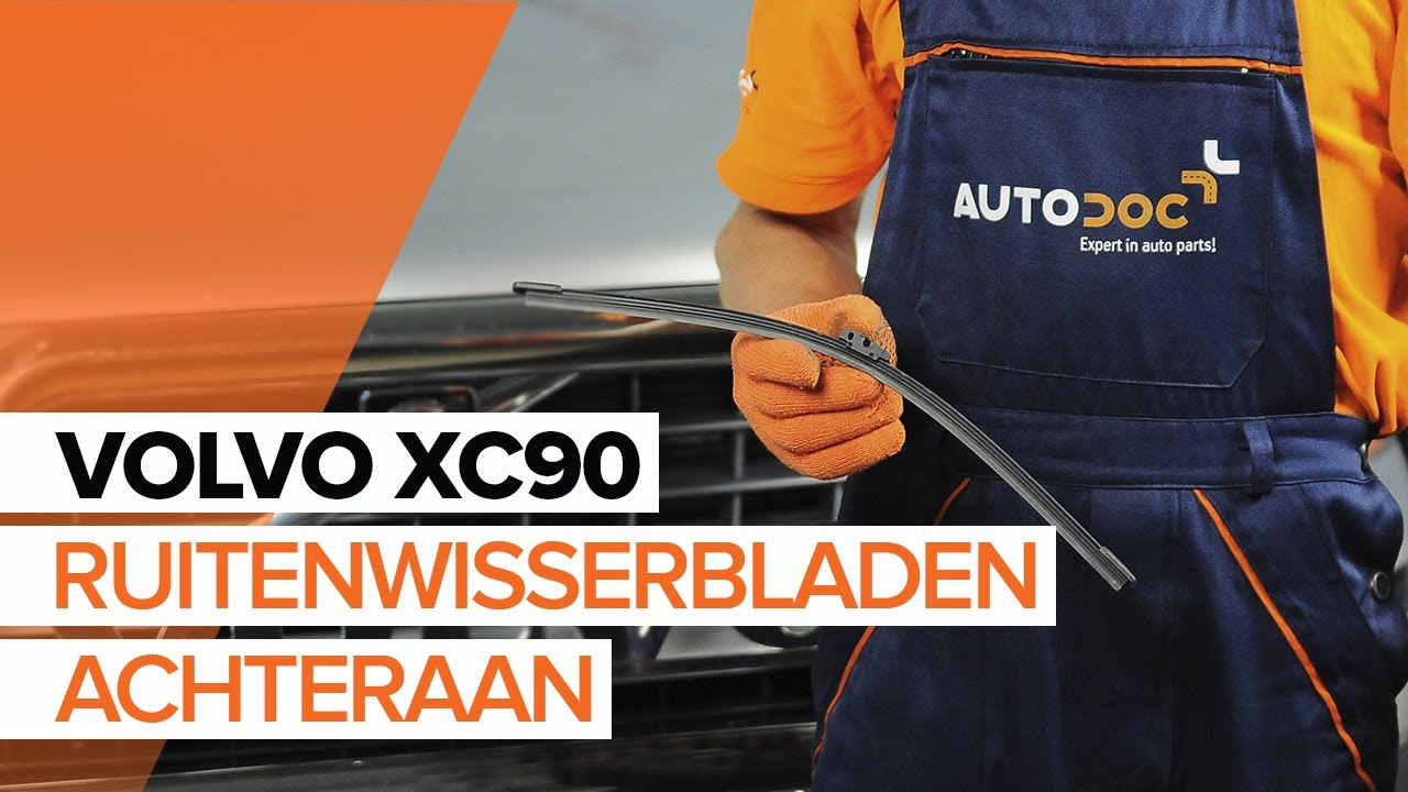 Hoe ruitenwissers achteraan vervangen bij een Volvo XC90 1 – Leidraad voor bij het vervangen