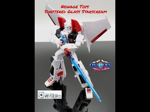 NewAge Toys Legends Class H13B MICHAEL Review! (Shattered Glass Starscream)