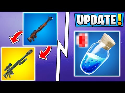 *ALL* Fortnite 7.20 Changes! | Shield Update, New Editing Change, Sniper Rifles!