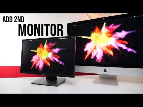 How To Add A Extra Monitors On A iMac