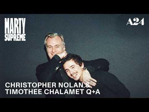 Christopher Nolan & Timothée Chalamet Q+A