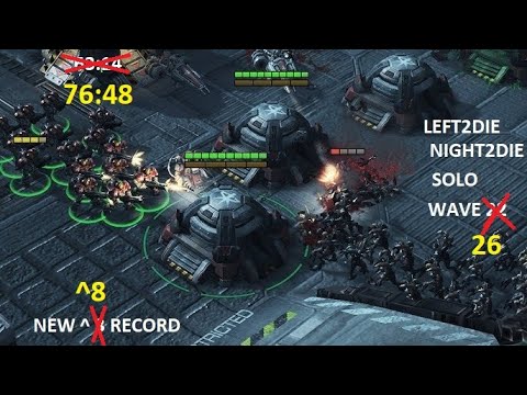 StarCraft II - Left 2 Die Arcade SOLO - Night 2 Die(Endless Mode) - *NEW^8* WORLD RECORD - WAVE 26