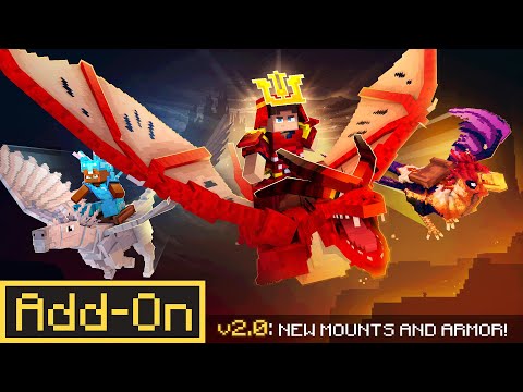 Myth and Dragons Add-On 2.0 - Minecraft Marketplace Trailer