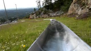preview picture of video 'Summer sled track of Ruka 07/2011'