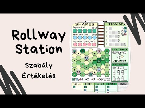 Ez is egy 18XX játék? Rollway Station társasjáték játékbemutató és szabályismertető - Társasozz Okosan!