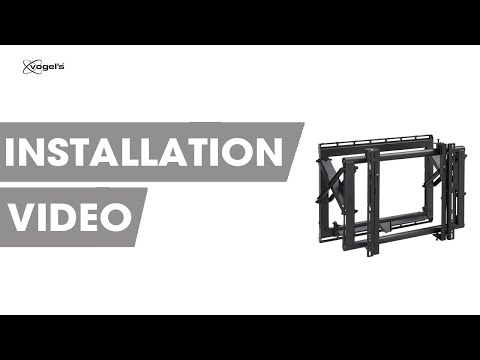 Vogel's PFW 6870 Pop-out-Videowandmodul für 94-165 cm (37-65") drehbar, max. 72 kg, Vesa max. 600 x 400, schwarz video preview