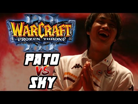 WARCRAFT 3: Sky (Human) vs. PaTo (Night Elf) | WC3L #9, WC3 replay J3