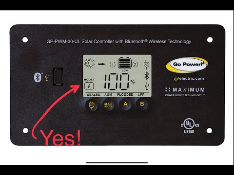 Time to let go of the old solar controller...Easy Upgrade GoPower Lithium AND Bluetooth GP-PWM-30-UL