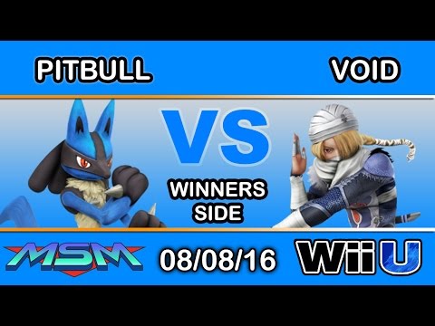 MSM 61 - A2 | Pitbull (Lucario) Vs. CLG | VoiD (Sheik) Winners Side - Smash Wii U