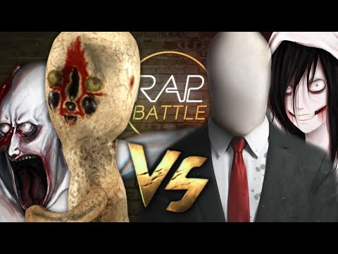 Рэп Баттл 2x2 - Скромник (SCP-096) & Скульптура (SCP-173) vs. Слендер & Джефф Убийца