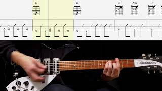 Guitar TAB : Cry For A Shadow (Rhythm Guitar) - The Beatles