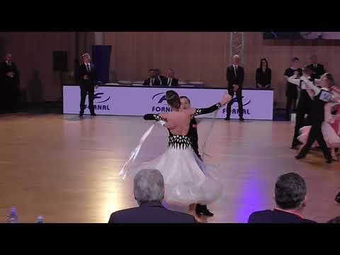 118 David Bureš - Barbora Špičáková /MČR T10 2018/ Kojetín/ Junior I./ 1.kolo/ Slowfox