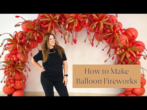 How to Make Balloon Fireworks
