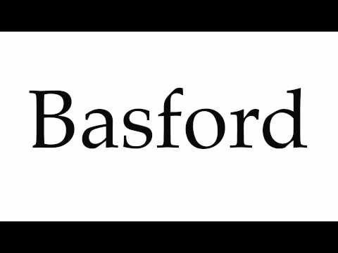 How to Pronounce Basford