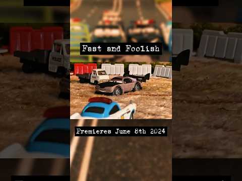 Fast and Foolish: TEASER TRAILER (Youtube Short ver.) #2024 #animation #cars #stopmotion