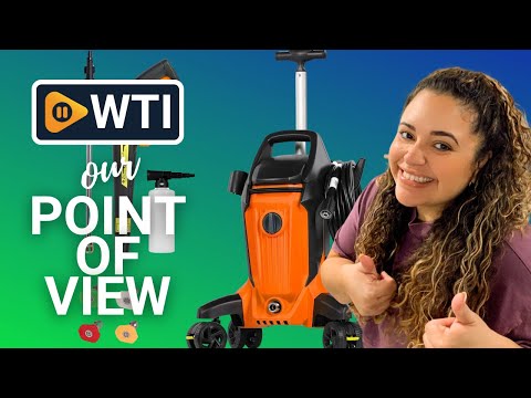 Electric Pressure Washer 4000 PSI 2.8 GPM Power Washer Pressure Washer with Telescopic Handle & Anti-Tipping Technology&Foam Cannon for Home Car Garden Patio Fence - WTI product video review