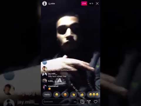 JJ ESKO NEW LEAKS SONG ON INSTAGRAM LIVE!!