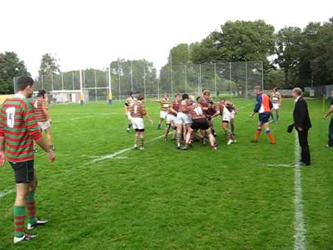HRC 3 - RSRC 1, Line out winst naar P kick tegen