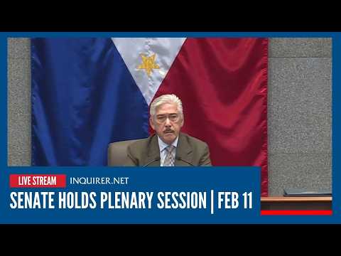 LIVE: Senate holds plenary session | Feb 11