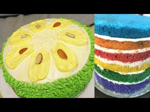 || VERITY CAKE ORDER || പുറം ചക്ക ഉള്ളിൽ rainbow 😋😋|| NAUREEN KITCHEN