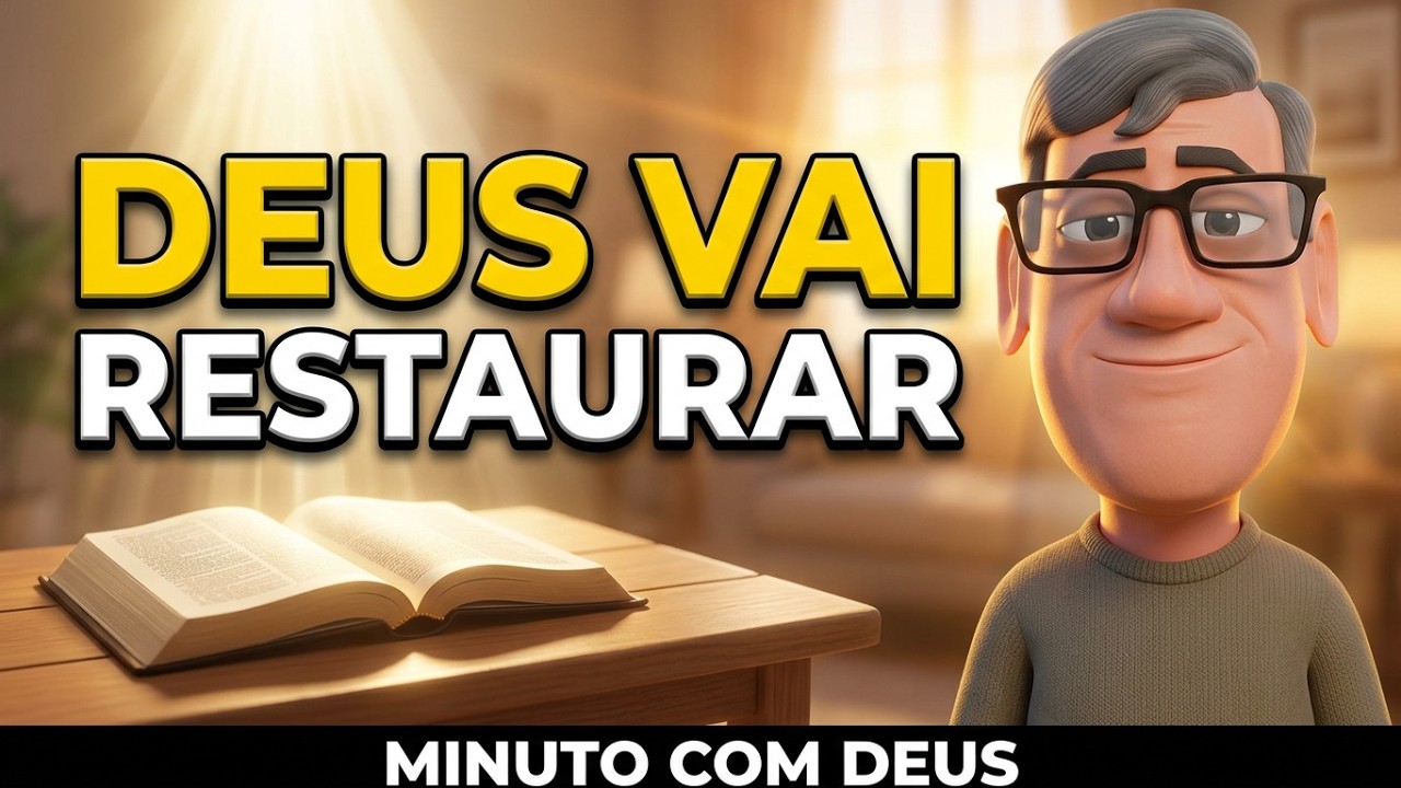 ORAÇÃO DA MANHÃ O TEMPO DA VIRADA CHEGOU! DEUS VAI TE LEVAR ALÉM!   MINUTO COM DEUS HOJE 5