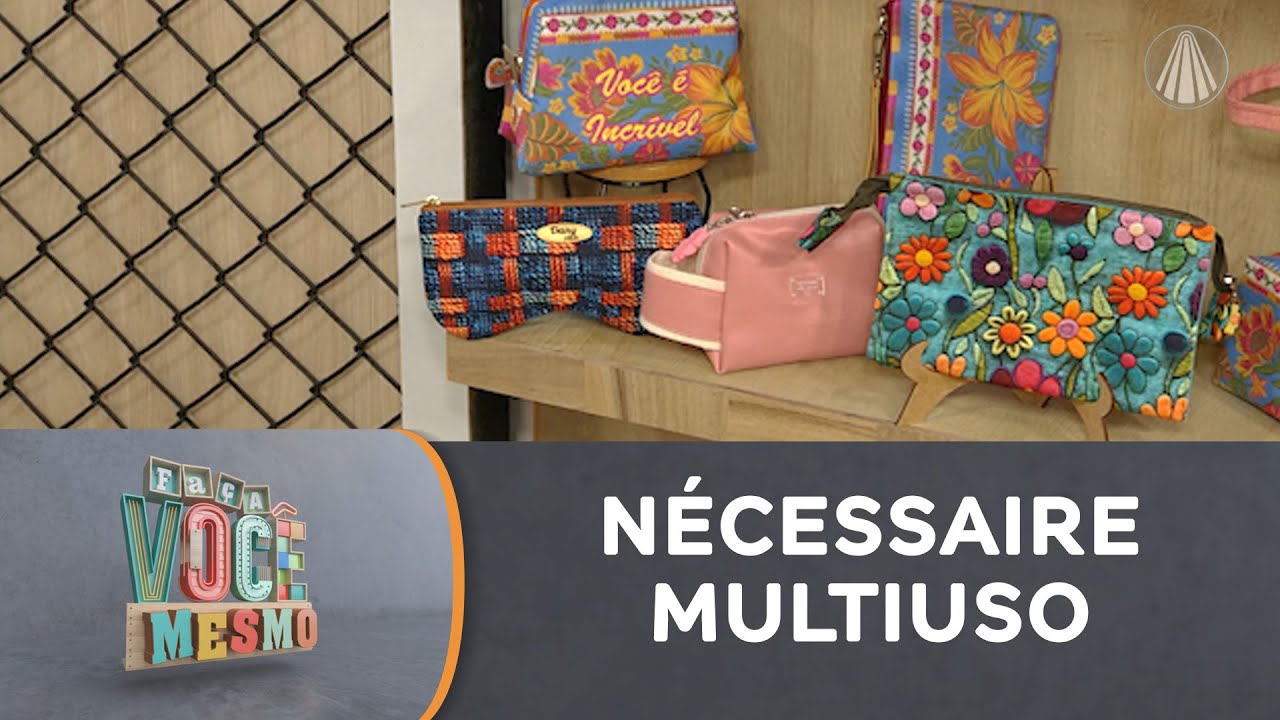 NÃO faça mais NECESSAIRES MULTIUSO sem ANTES ver esse tutorial