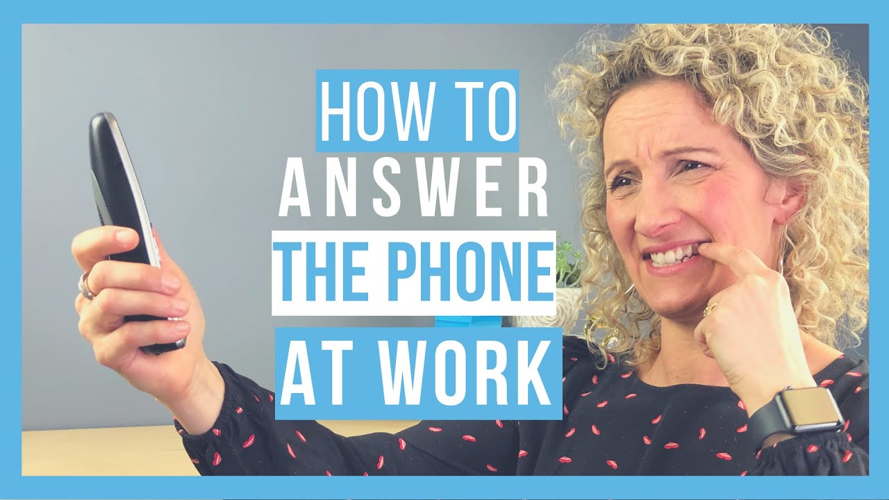How should a company answer the phone professionally?