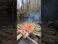 İlkel Yöntem ile Somon Alabalık Pişirme 🐟 - Cooking Salmon and trout with a primitive method