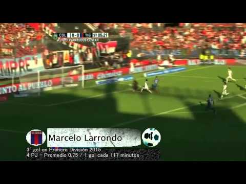Gol Marcelo Larrondo - Colón 0 Vs Tigre 1 - Primera División 2015