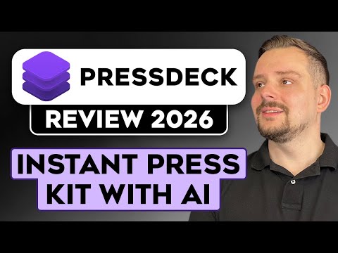 Pressdeck Review - 2026 | Make a Professional Press Kit in MINUTES with AI (Fast & Easy)