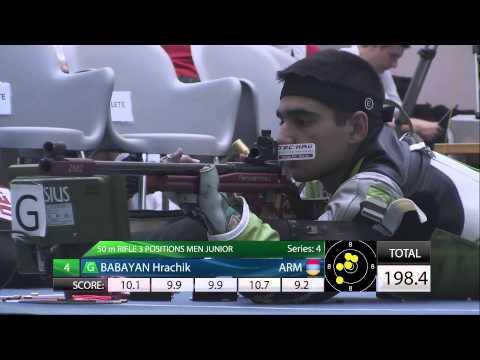 ESC SHOOTING CHAMPIONSHIPS 2015 - MARIBOR - 50m Rifle 3 Positions Men Junior