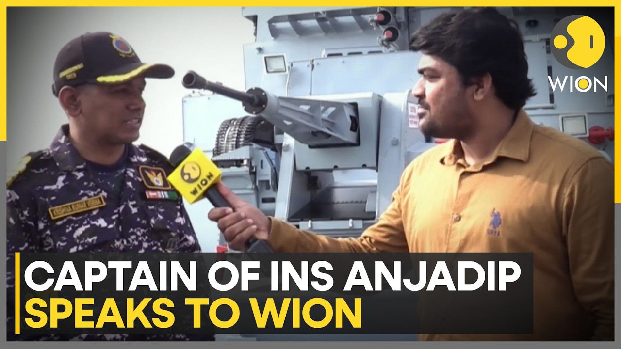 Captain Verma Highlights INS Anjadip's Capabilities | WION News