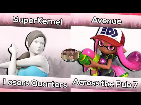 SuperKernel (Wii Fit Trainer) vs. Avenue (Inkling, Palutena) | Across the Pub #7 | Smash UltimateLQF