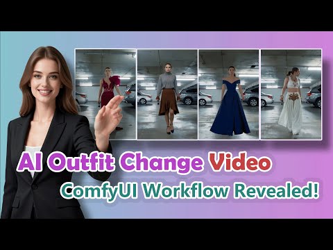 AI Outfit Change in Motion! Next-Level AI Fashion Video,The Complete Open-Source Workflow, Revealed!