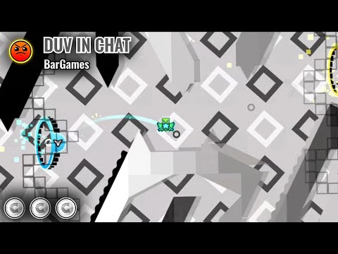 "DUV IN CHAT" by BarGames (3 coins) | Geometry Dash.