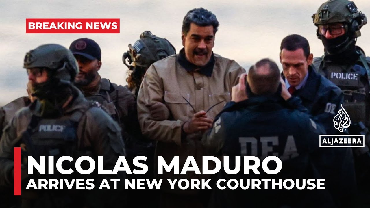 Nicolas Maduro transferred from detention centre ahead of US court appearance