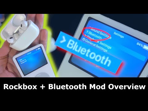 iPod Bluetooth mod controlled with Rockbox in menus!